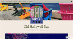Desktop Screenshot of oldhallowellday.org